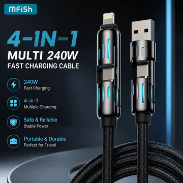 4-in-1 Multi USB Charging Cable