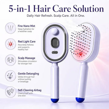 FurEase™ Steam Brush With Oil