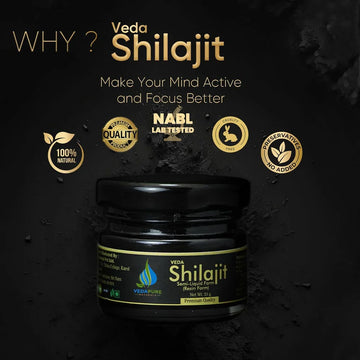 Natural & Pure Shilajit/Shilajeet Resin for Men & Women 50Gram